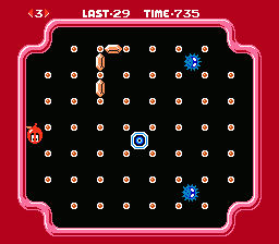 Clu Clu Land screenshot 5 for Famicom Disk System